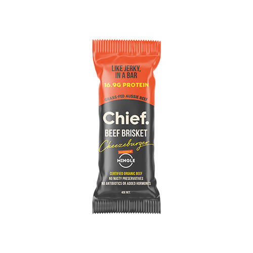 Grass Fed Beef Bar - Cheezeburger 40g