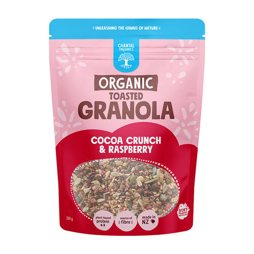 Cocoa Crunch & Raspberry Granola 350g